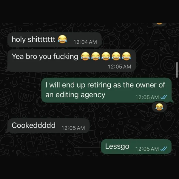 Client message from Fisayo